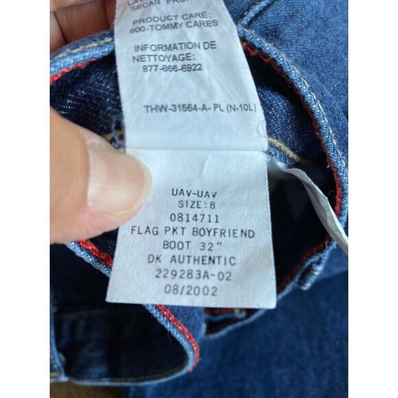 Tommy Flag Pocket Boyfriend Boot Jeans - Picture 7 of 7
